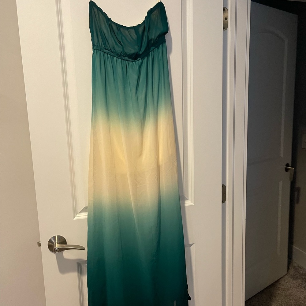 Strapless Maxi Dress